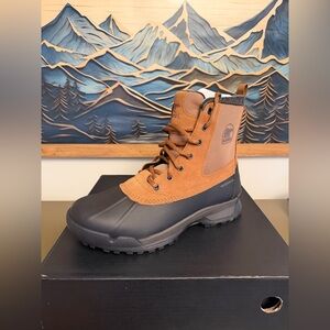 Men’s Sorel Buxton Elk/Black Waterproof Boots NIB 8.5